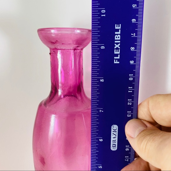 Vintage Accents Vintage Mexican Blown Glass Hot Pink Vase Poshmark